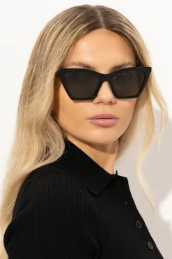 Alexander McQueen CZARNY Okulary przeciwsłoneczne
