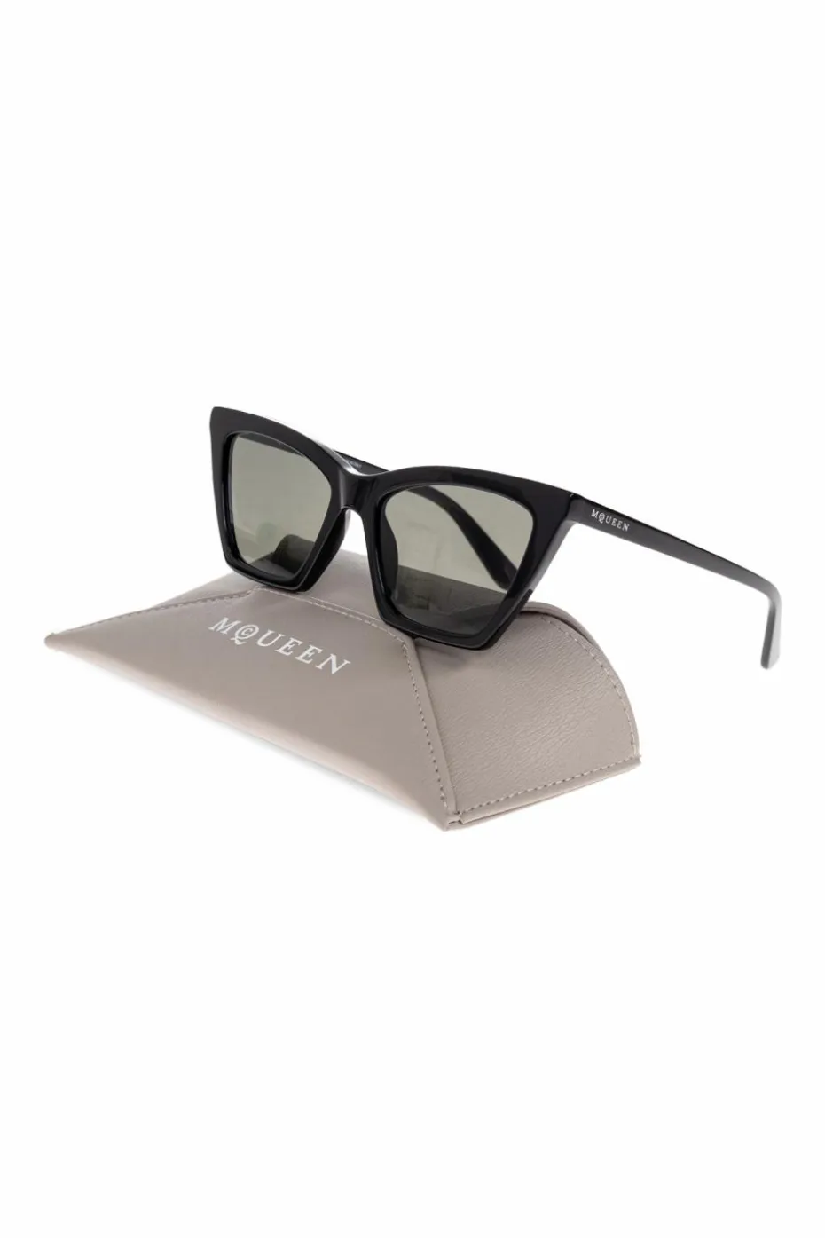 Alexander McQueen CZARNY Okulary przeciwsłoneczne
