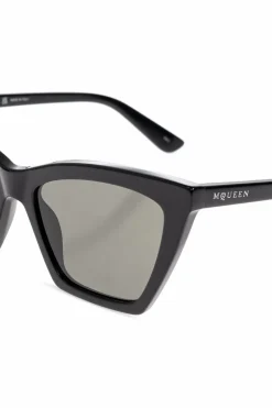 Alexander McQueen CZARNY Okulary przeciwsłoneczne