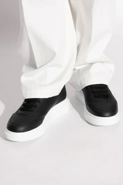 Alexander McQueen CZARNY Skórzane buty sportowe