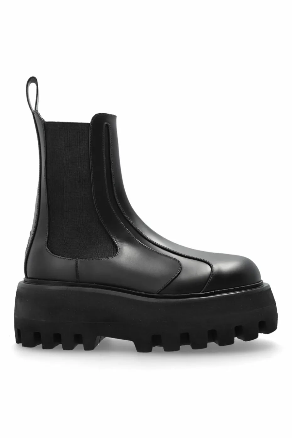Alexander McQueen CZARNY Skórzane botki