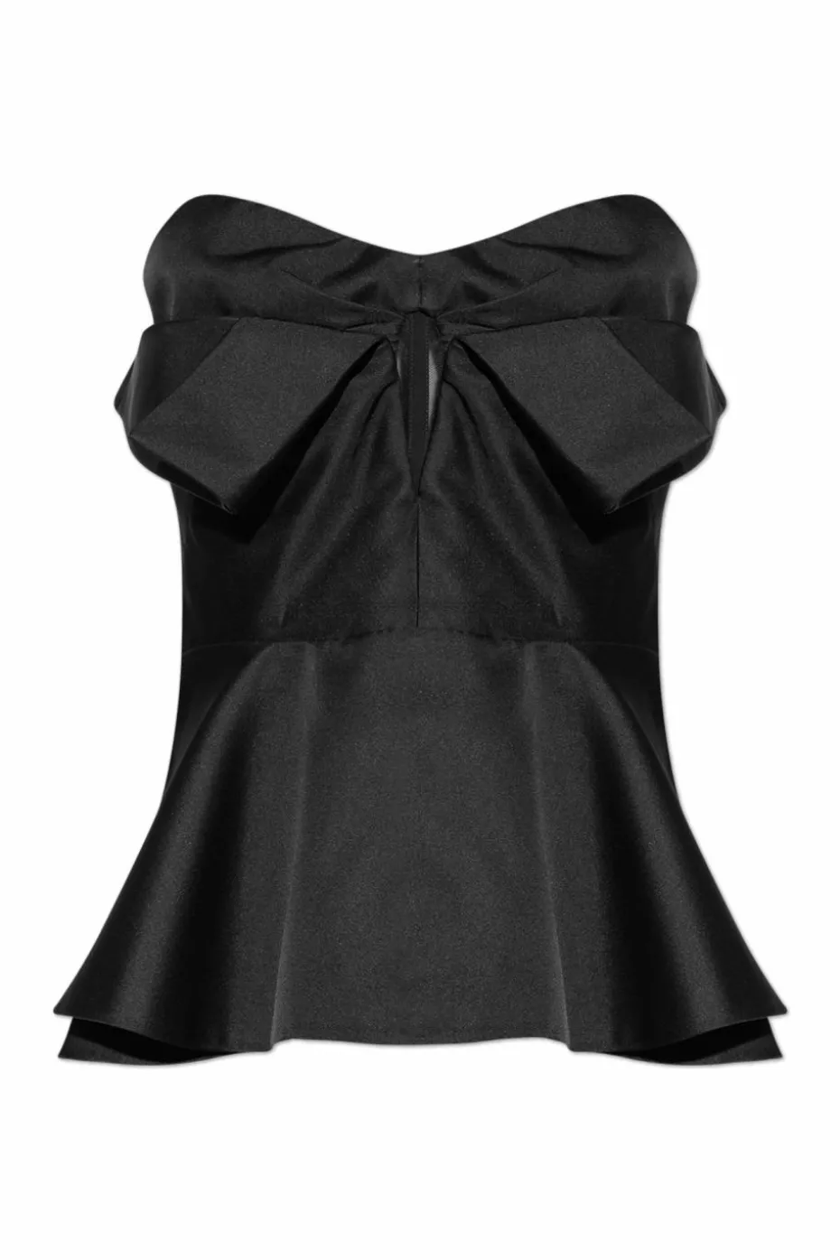 Alexander McQueen CZARNY Gorset z odkrytymi ramionami