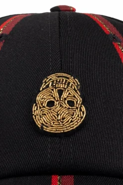 Alexander McQueen CZARNY Czapka z daszkiem