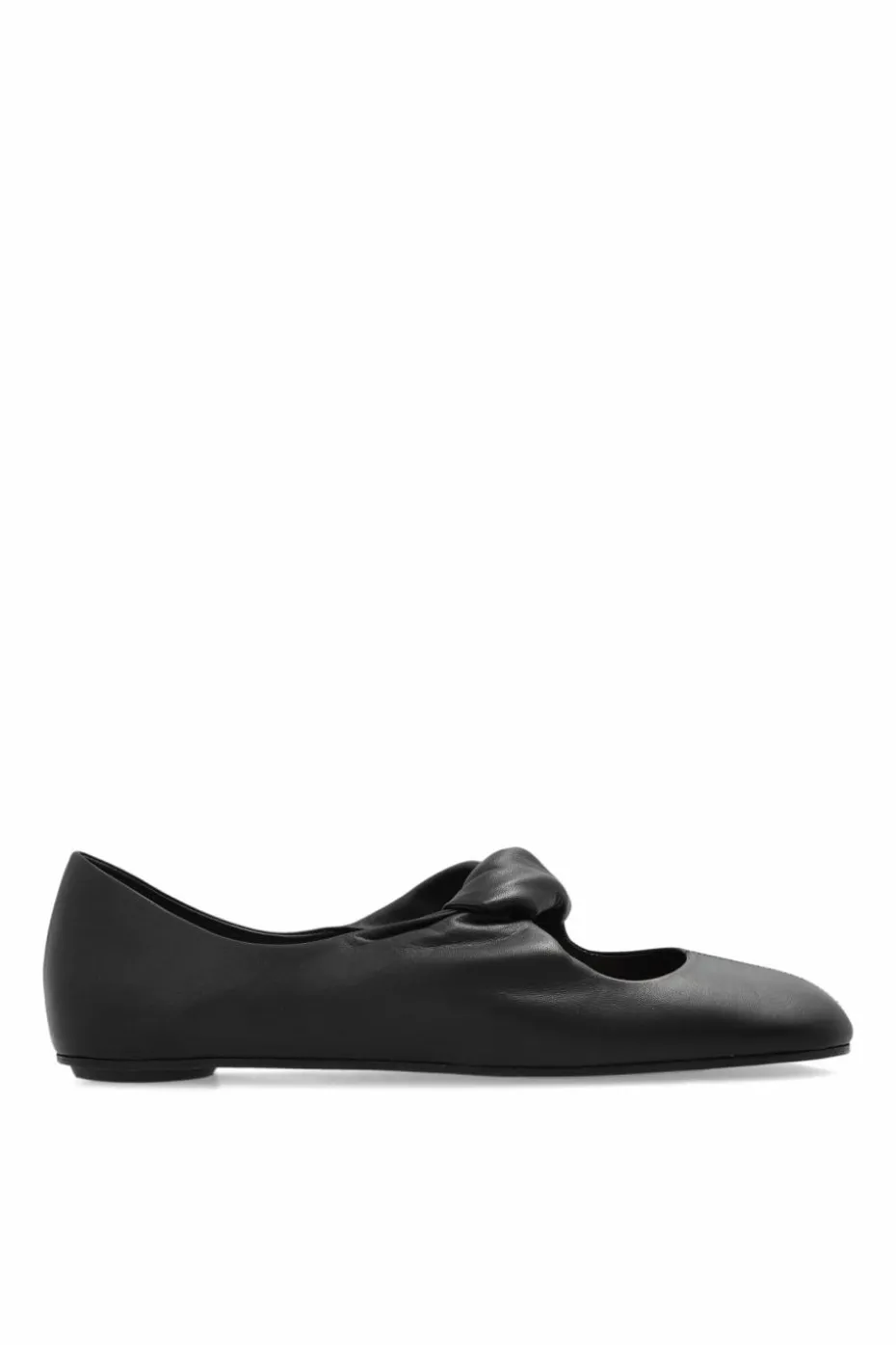 Alexander McQueen CZARNY Skórzane buty
