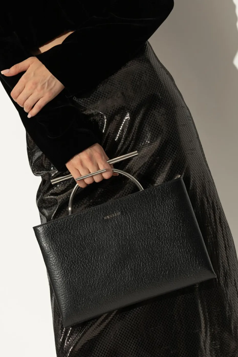 Alexander McQueen CZARNY Torba do ręki