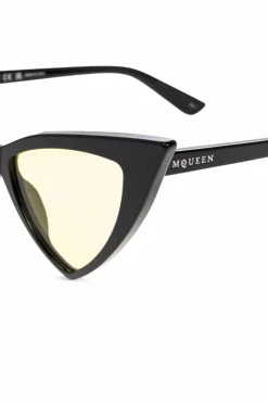 Alexander McQueen CZARNY Okulary przeciwsłoneczne