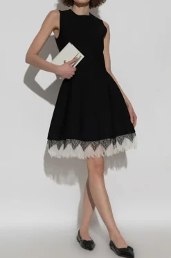 Alexander McQueen CZARNY Sukienka bez rękawów