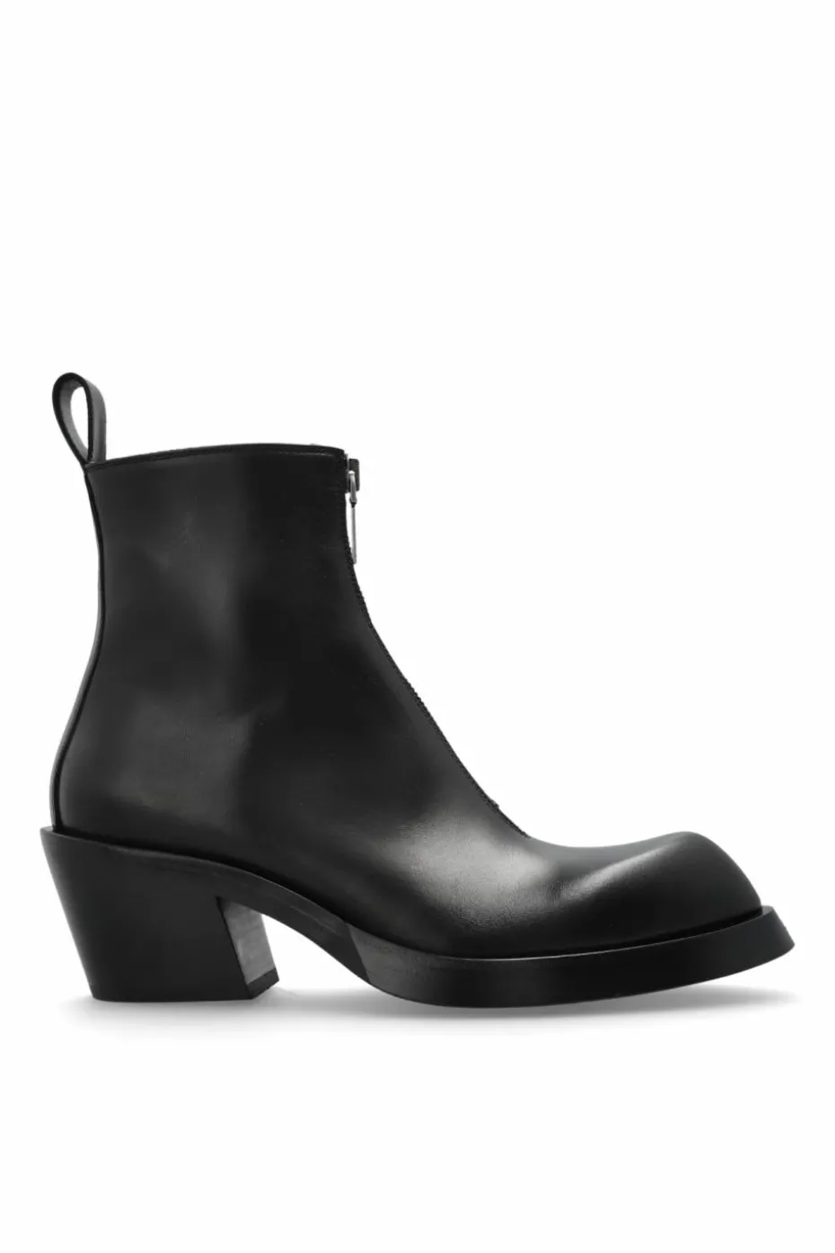 Alexander McQueen CZARNY Skórzane botki
