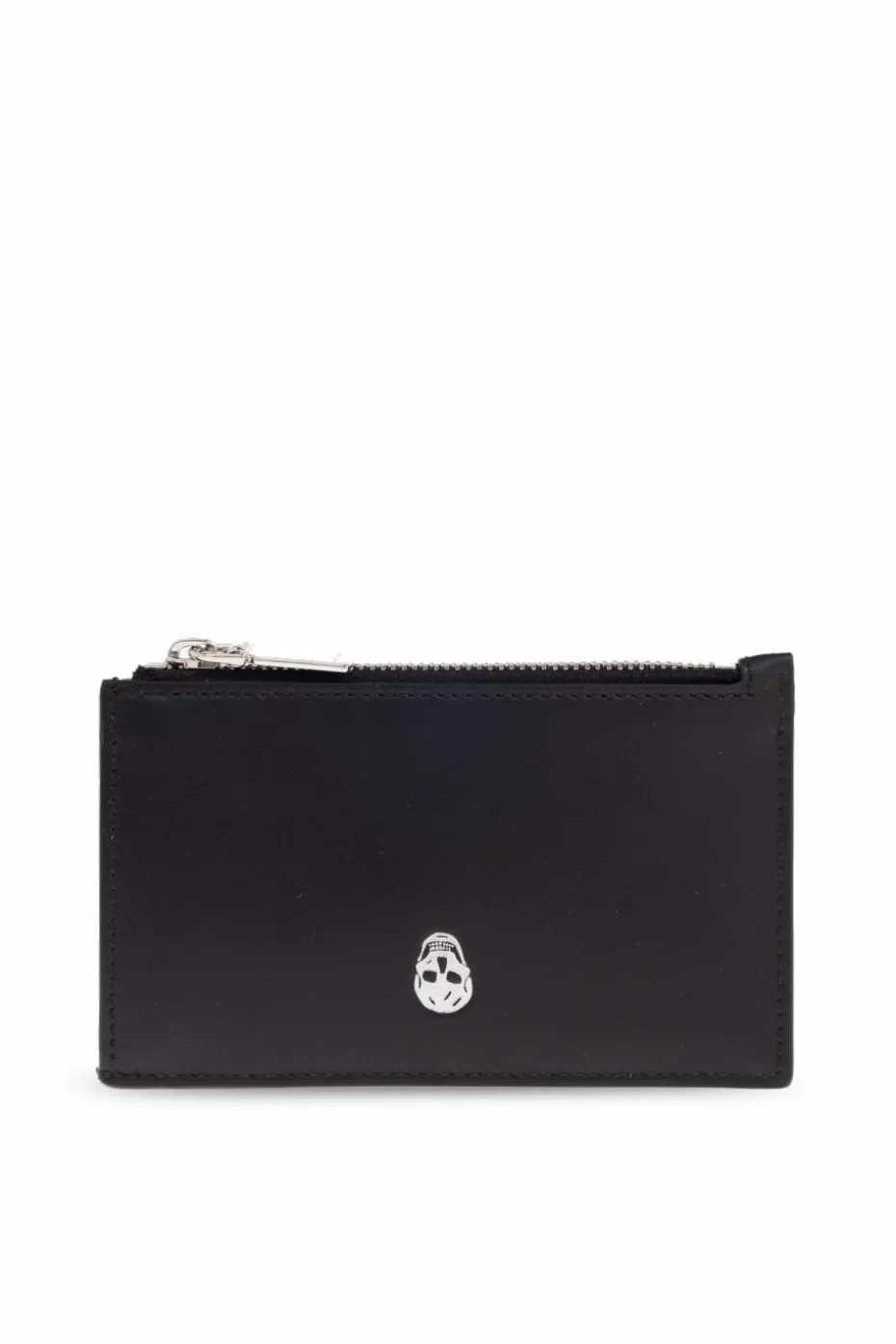 Alexander McQueen CZARNY Skórzane etui na karty