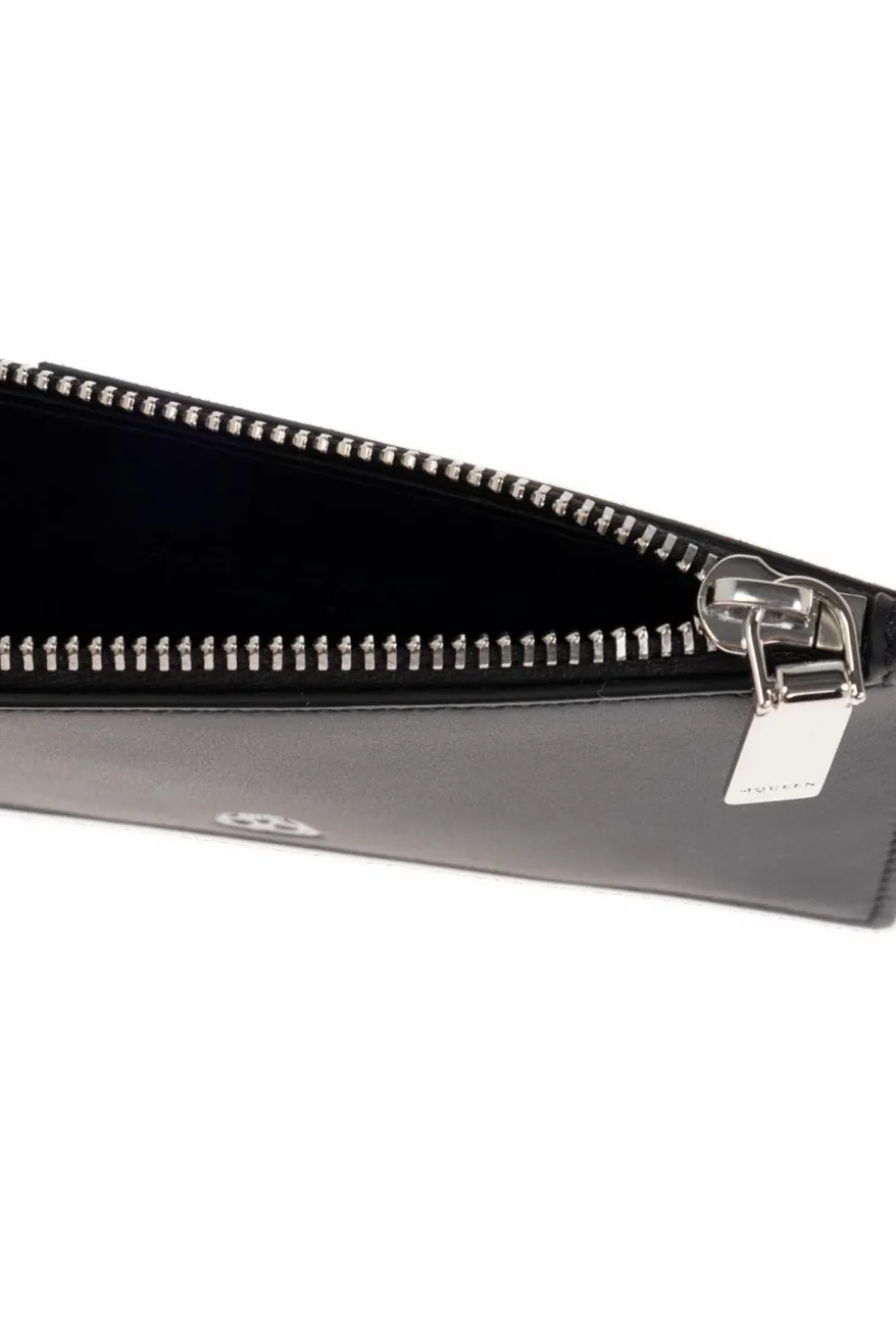 Alexander McQueen CZARNY Skórzane etui na karty