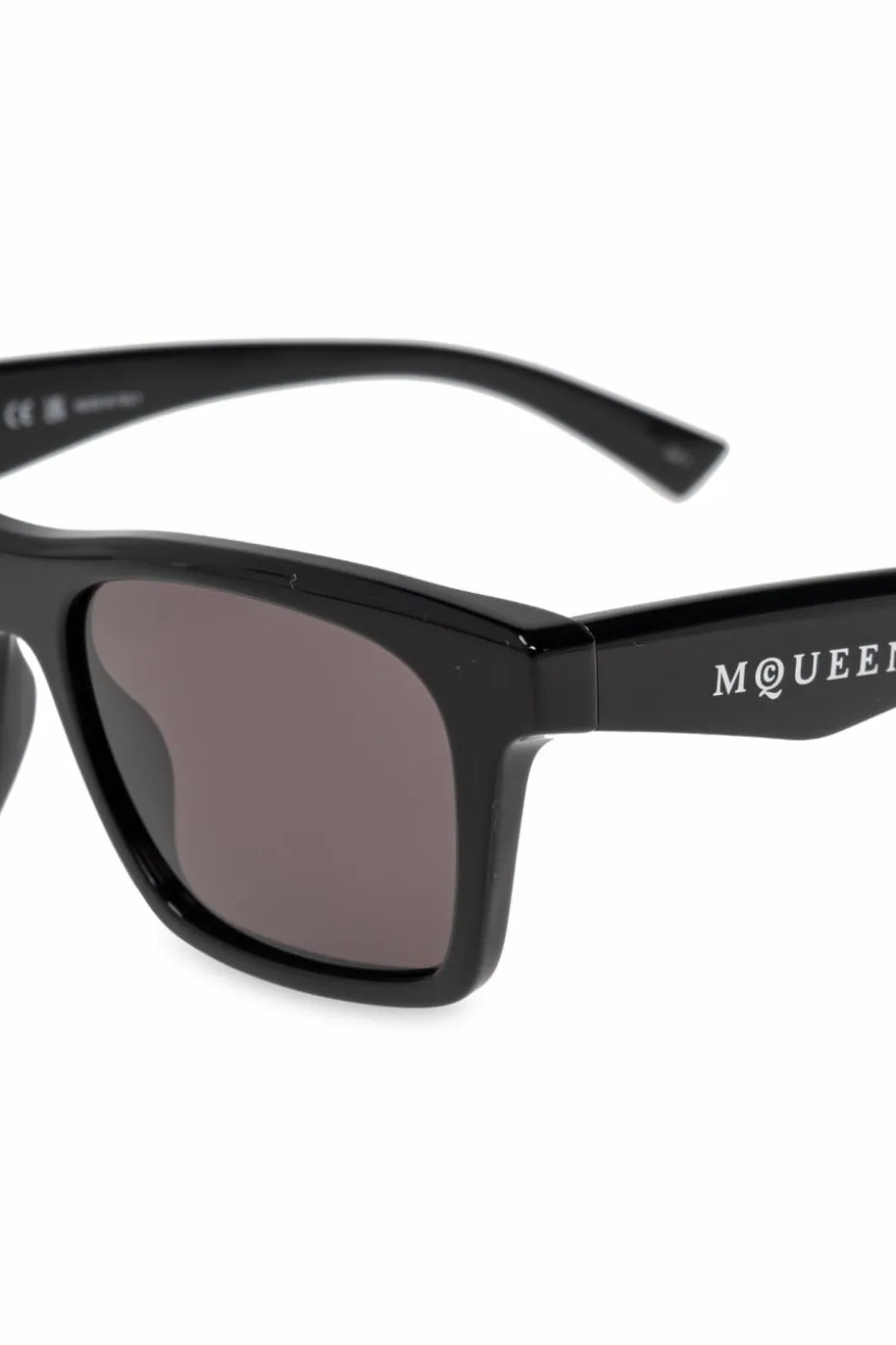 Alexander McQueen CZARNY Okulary przeciwsłoneczne
