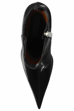 Alexander McQueen CZARNY Botki na obcasie