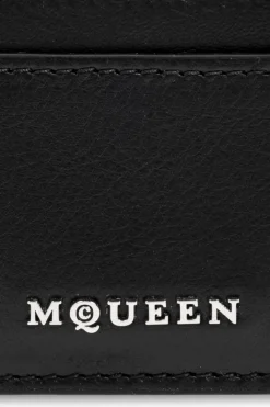 Alexander McQueen CZARNY Etui na karty