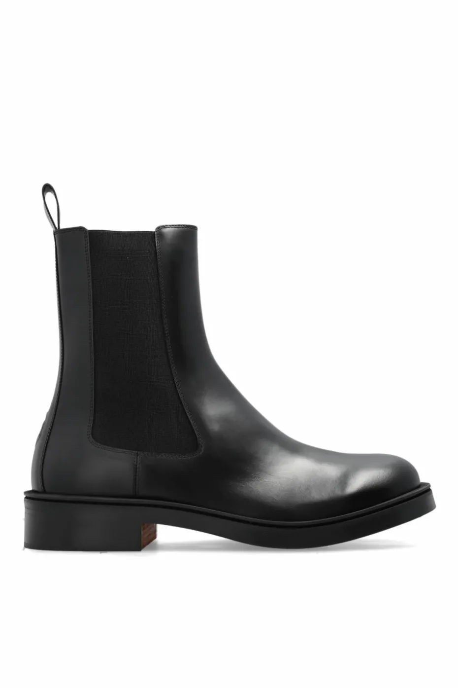 Alexander McQueen CZARNY Skórzane buty