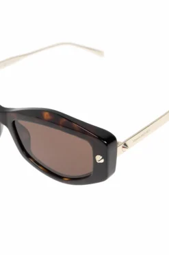 Alexander McQueen CZARNY Okulary przeciwsłoneczne