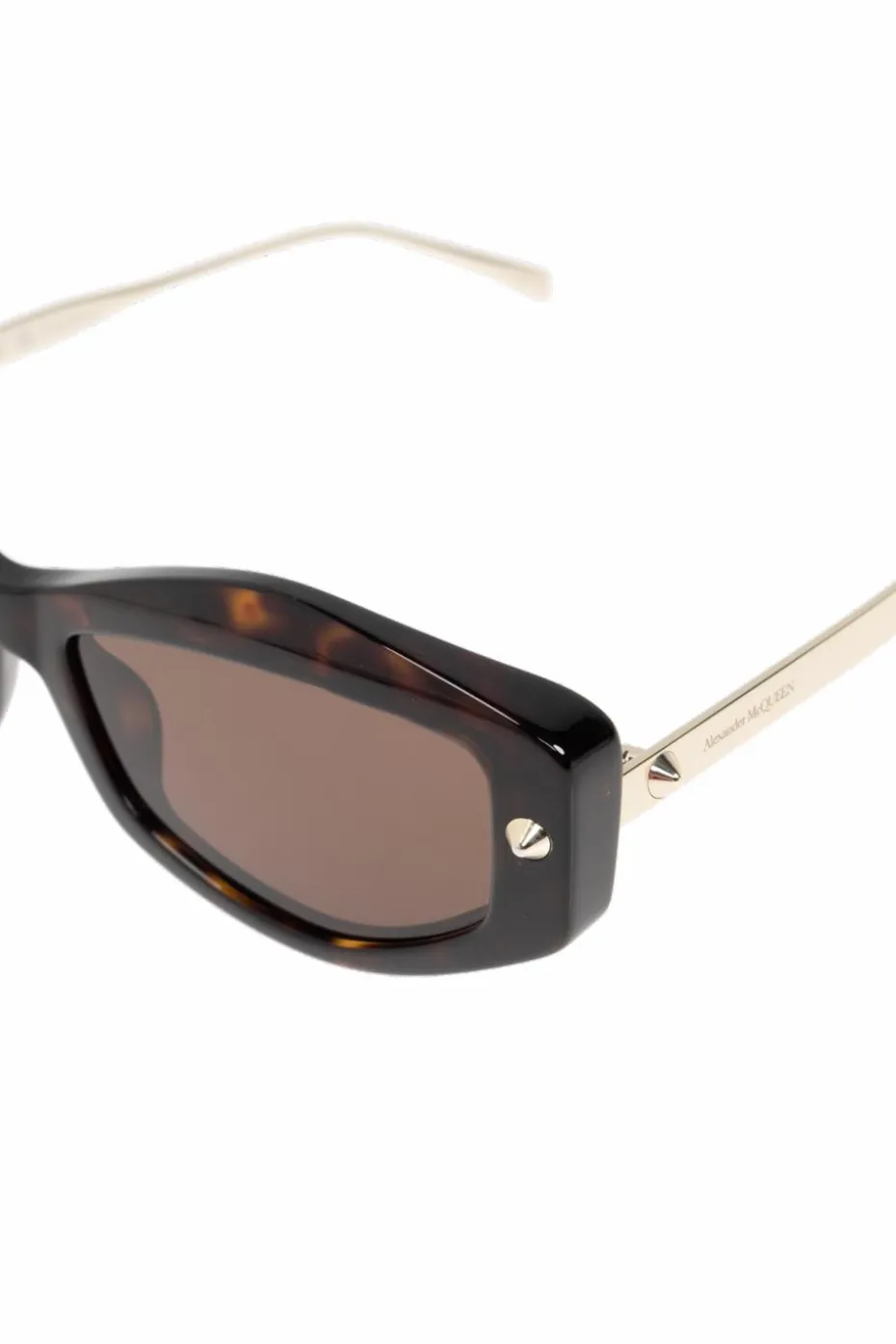 Alexander McQueen CZARNY Okulary przeciwsłoneczne