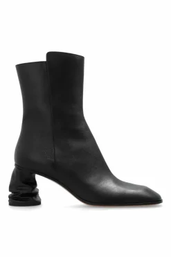 Alexander McQueen CZARNY Botki na obcasie