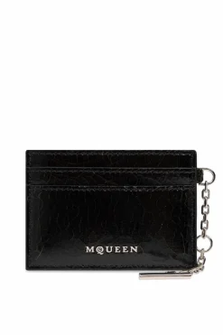 Alexander McQueen CZARNY Etui na karty