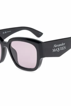 Alexander McQueen CZARNY Okulary przeciwsłoneczne
