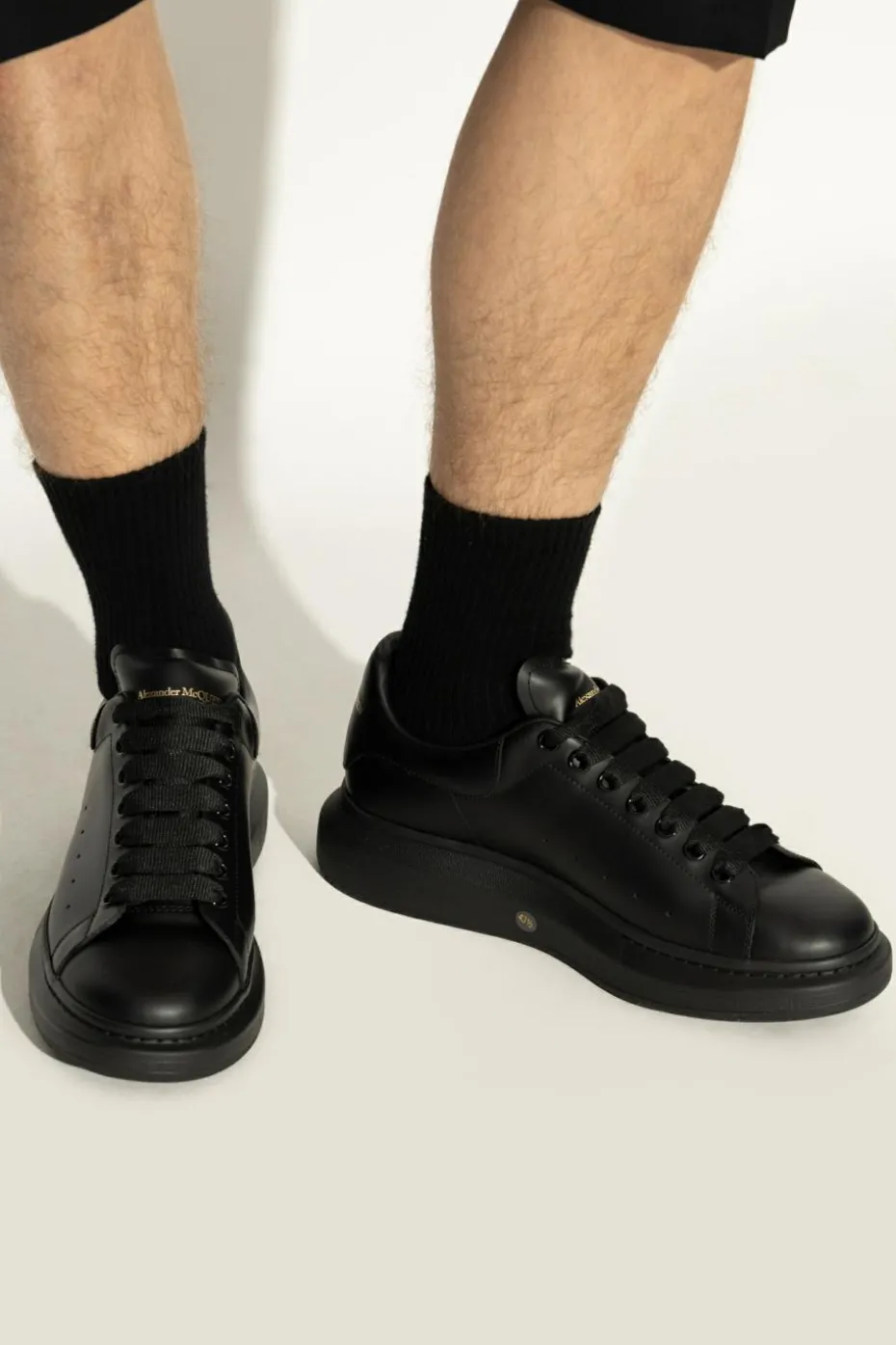 Alexander McQueen CZARNY Buty sportowe z logo