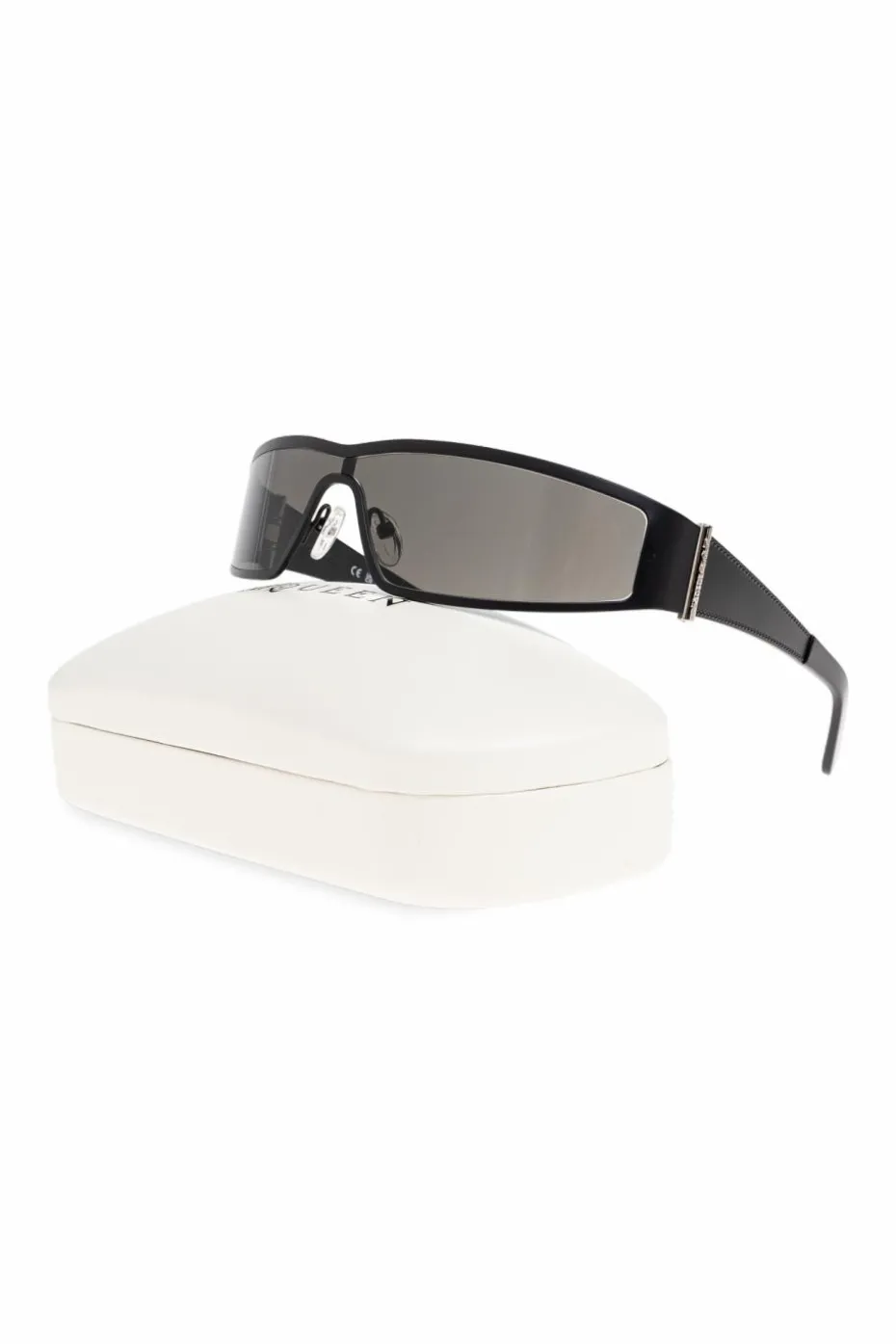 Alexander McQueen CZARNY Okulary przeciwsłoneczne