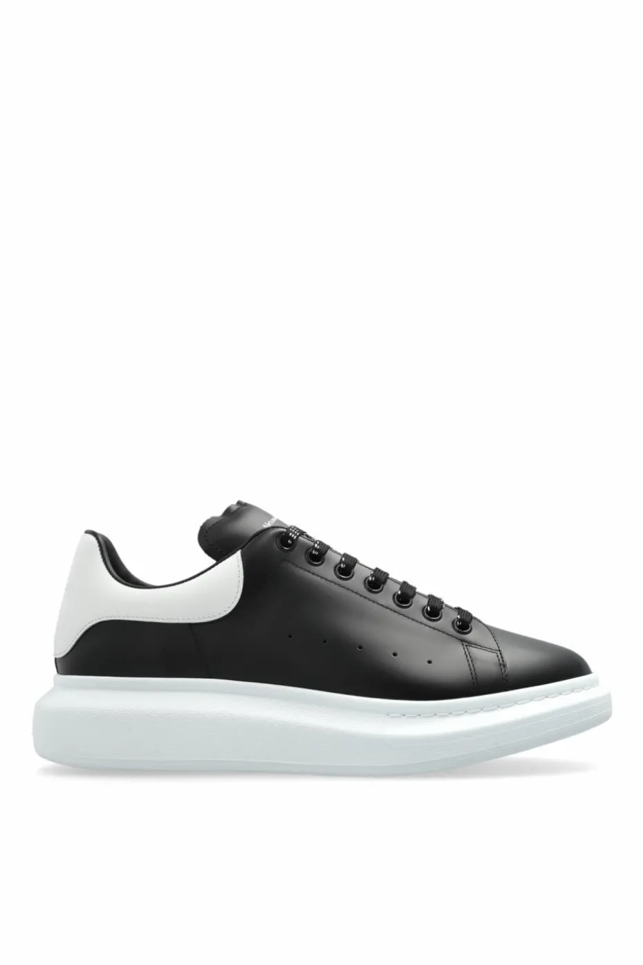 Alexander McQueen CZARNY Skórzane buty sportowe