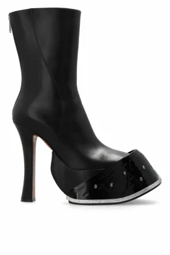 Alexander McQueen CZARNY Botki na platformie