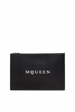 Alexander McQueen CZARNY Skórzana torba do ręki