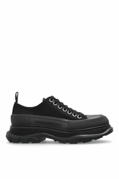 Alexander McQueen CZARNY Buty sportowe na platformie