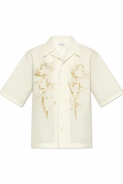 Alexander McQueen kremowy Koszula z nadrukiem