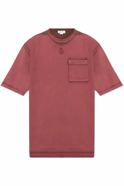 Alexander McQueen MULTIKOLOR T-shirt z kieszenią