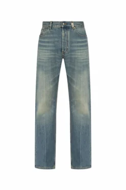 Alexander McQueen NIEBIESKI Jeansy z logo