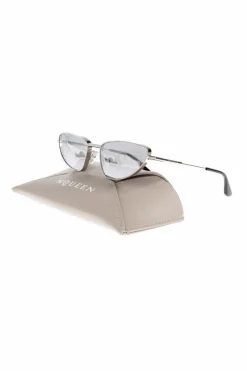 Alexander McQueen SREBRNY Okulary przeciwsłoneczne