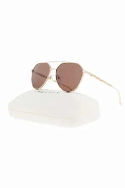 Alexander McQueen SREBRNY Okulary przeciwsłoneczne