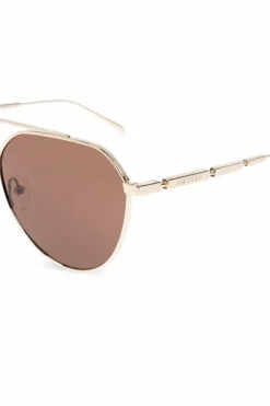 Alexander McQueen SREBRNY Okulary przeciwsłoneczne