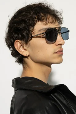 Alexander McQueen SREBRNY Okulary przeciwsłoneczne