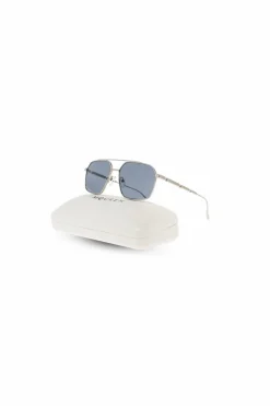 Alexander McQueen SREBRNY Okulary przeciwsłoneczne