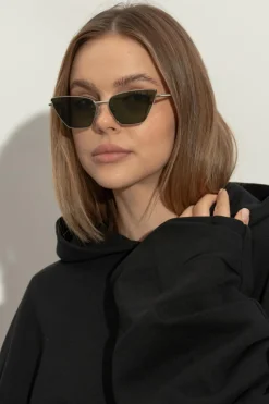 Alexander McQueen SREBRNY Okulary przeciwsłoneczne