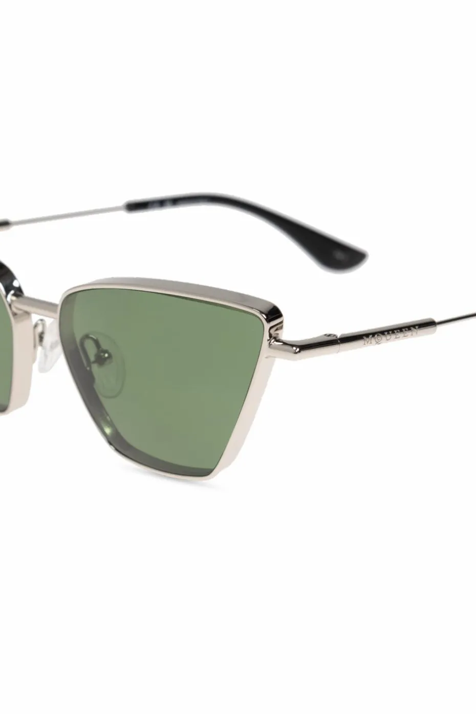 Alexander McQueen SREBRNY Okulary przeciwsłoneczne