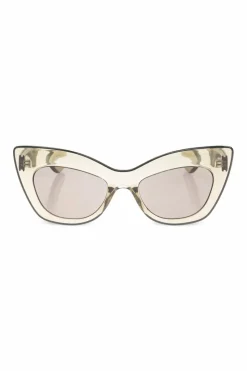 Alexander McQueen SZARY Okulary przeciwsłoneczne
