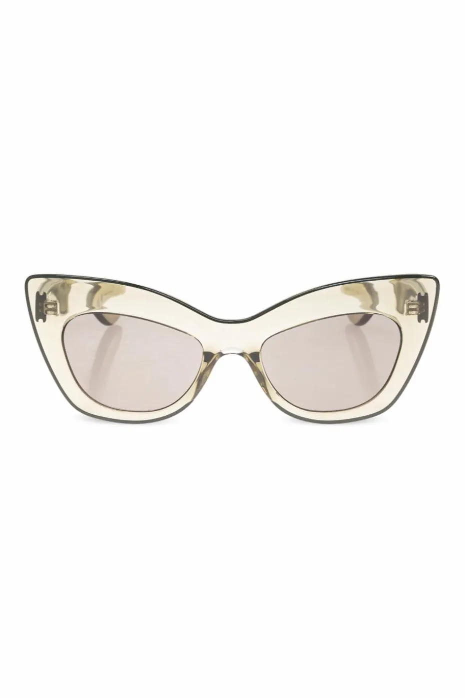 Alexander McQueen SZARY Okulary przeciwsłoneczne