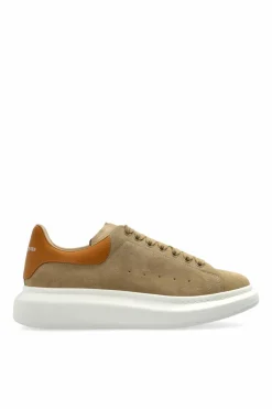 Alexander McQueen ZIELONY Skórzane buty sportowe