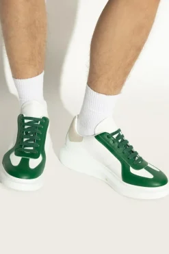 Alexander McQueen ZIELONY Buty sportowe z logo