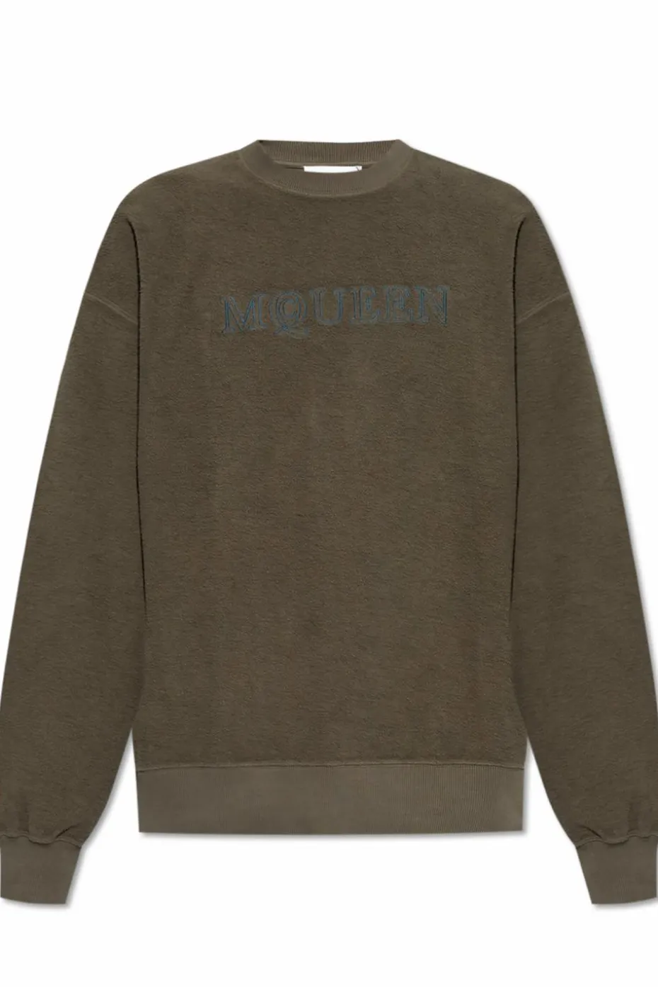 Alexander McQueen ZIELONY Bluza z logo