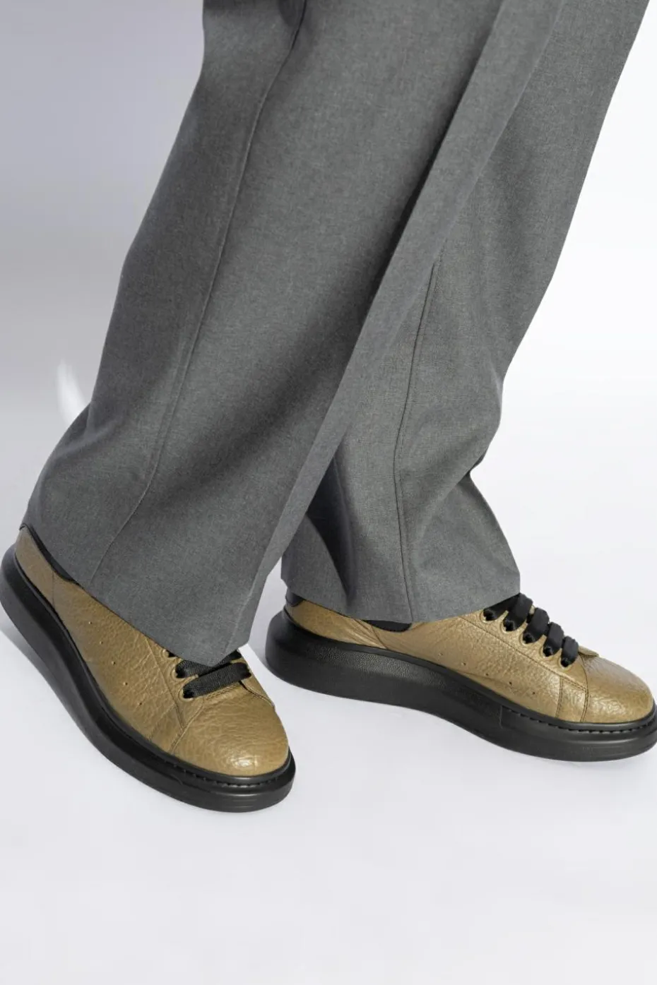 Alexander McQueen ZIELONY Buty sportowe `Oversized`