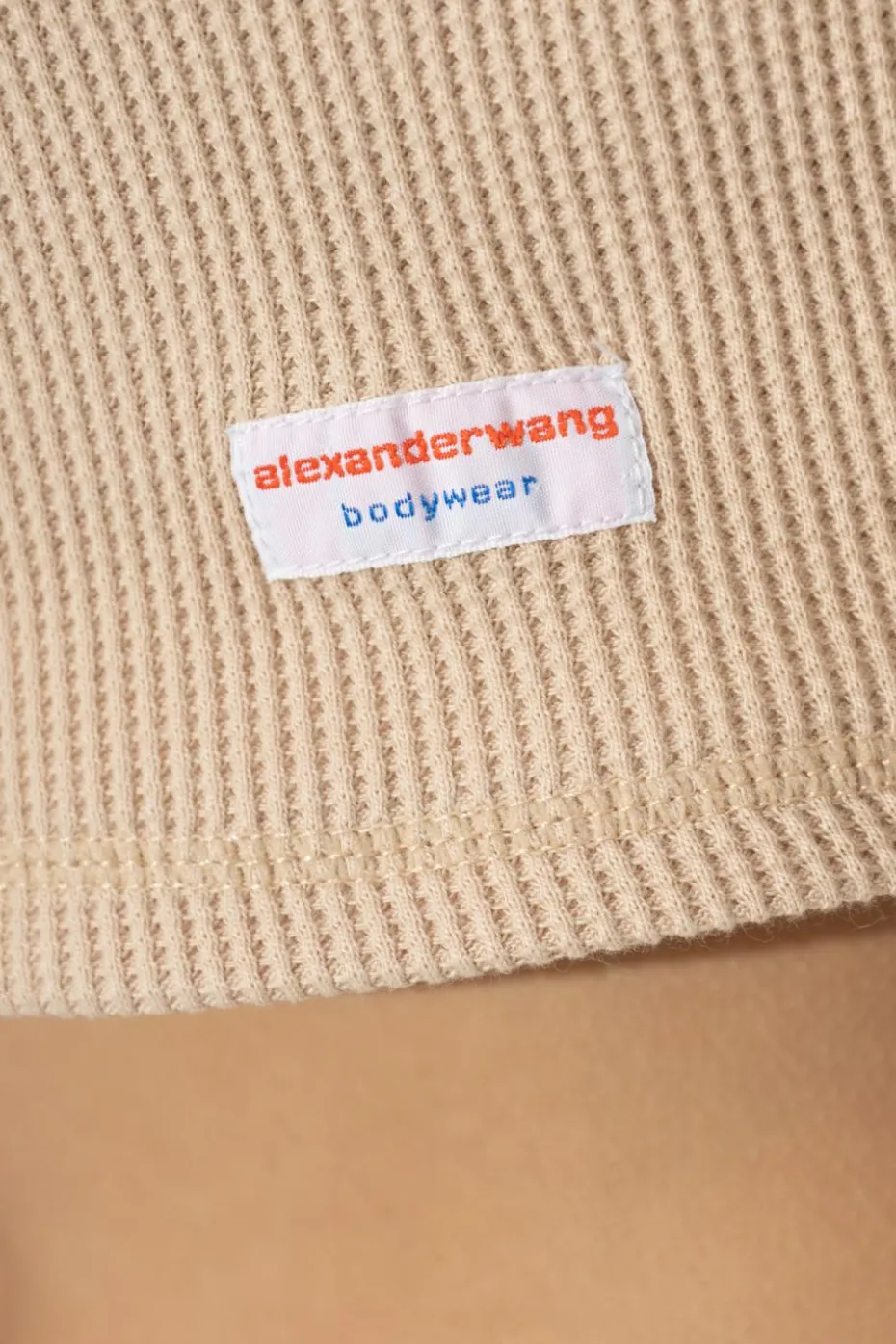 Alexander Wang beżowy Kardigan bieliźniany