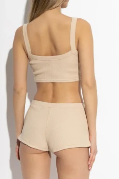 Alexander Wang beżowy Top bieliźniany