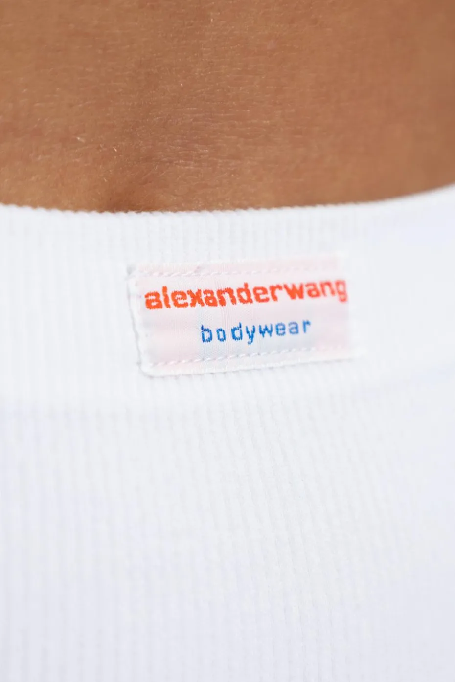 Alexander Wang BIAŁY Szorty z kolekcji ‘Underwear’