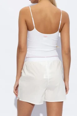 Alexander Wang BIAŁY Szorty bieliźniane z kolekcji ‘Underwear’
