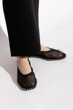 Alexander Wang CZARNY Baleriny `Lina`